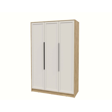 Шкаф распашной Тренд КТ-Ш3 (Дуб золотой ЛДСП/ Кашемир ЛМДФ) Ш1360 В2128 Г547